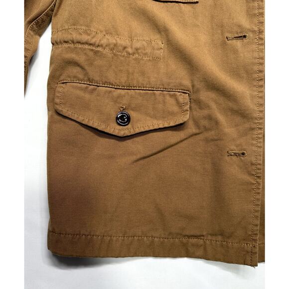 J CREW  Brigadier Utility Jacket Coat Tan Khaki Military Field L - Picture 10 of 11